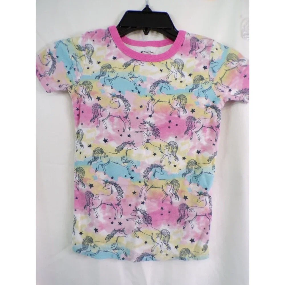 Member's Mark Girls 8 Unicorn 2-Piece Pajama Set 100% Cotton Multicolor